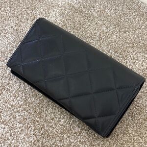 Chanel Leather quilted Sunglass case